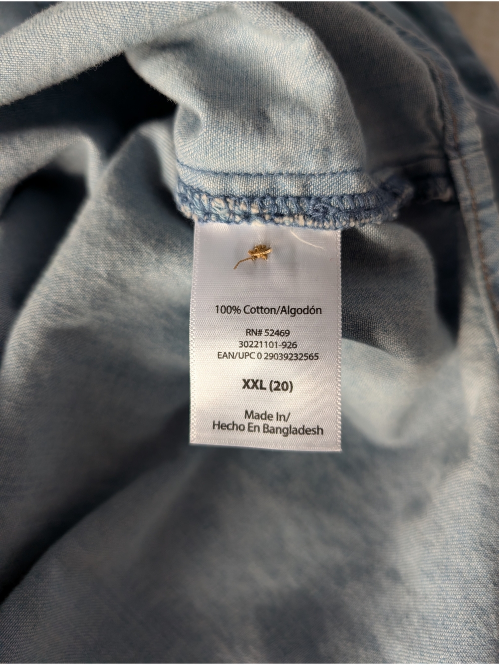 sofia by sofia vergara Light Blue Denim Button-Down Shirt - Picture 7 of 12